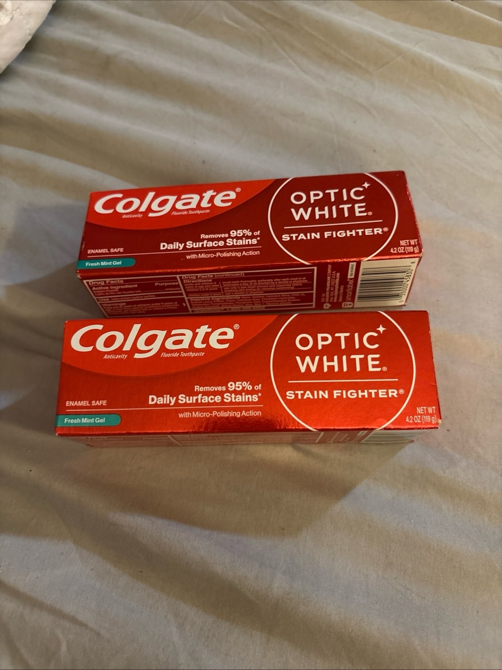 colgate optic white toothpaste 2 PACK
